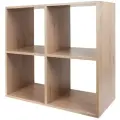 Стеллаж SPACEO KUB 4 секции 70x70x31.5 см ЛДСП цвет дуб