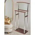 Вешалка напольная для одежды костюмная K-home Дора, МДФ и металл цвет орех