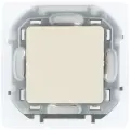 Переключатель одноклавишный IP44 (Слоновая кость) 10AX, 250В, Legrand INSPIRIA (комплект 10шт)