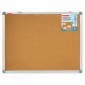 Пробковая доска на стену для объявлений 45х60 см. алюминиевая рамка, Brauberg Extra