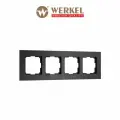 Рамка из металла на 4 поста Werkel AluMax W0043508 черный алюминий