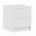 Тумба прикроватная 2 Мадера, 400х420х554, Белый, 7614690