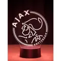 Ночник Футбольный Клуб Аякс Амстердам - AFC Ajax Amsterdam. Подарок болельщику — декор в комнату фаната футбола с клубной символикой, любимыми игроками и духом Лиги чемпионов и больших турниров.