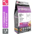 Корм для кошек ProBalance Gourmet Diet, говядина, ягненок 1800 г