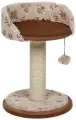 Комплекс когтеточка для кошек Triol СТ57 плюш/сизаль бежевый 33 х 33 х 46 см (1 шт)
