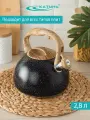 Чайник для плиты 2.8 л нержавеющая сталь индукция