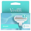 Venus Smooth Сменные кассеты, 2 шт, с 2 сменными лезвиями в комплекте. EuroPack