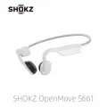 SHOKZ OpenMove S661- Открытые спортивные наушники Bluetooth - Беспроводные наушники с костной проводимостью - Бег и упражнения против пота, с наклейками