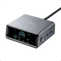 Оригинальное зарядное устройство Anker Prime, 250 Вт GaN Prime, зарядная станция USB C, 140 Вт, макс. 2,26 дюйма, ЖК-дисплей для IPhone MacBook Pro, 250W