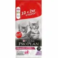 PRO PLAN DELICATE JUNIOR сухой корм для котят с чувствительным пищевар, индейка 10кг+2кг