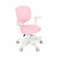 Растущее компьютерное детское кресло с подлокотниками Ergokids Soft Air Plus Y-240 розовое