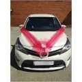 Комплект из фатина с бантиками для украшения свадебного автомобиля
