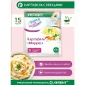 Картофель Миррес диетический 15 шт по 30 гр Худеем за неделю Леовит для похудения пюре быстрого приготовления