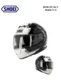 Шлем SHOEI GT-Air3, цвет: черный, белый, размер: M：Оригинальный шлем