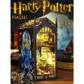 Книжный румбокс Гарри Поттер Магазин магии, с LED-подсветкой / Деревянный пазл 3D подарок ребенку