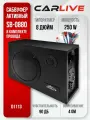 Активный сабвуфер CarLive SB0880, 8 дюймов, 70 Вт, 92 дБ, 20-20 кГц, черный