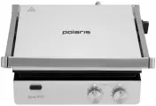 Гриль-пресс POLARIS PGP 2803, 2000Вт, 4 в 1, цвет серый/черный