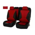 Авточехлы универсальные PSV Imperial NEXT, ЧерноКрасный, комплект