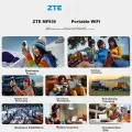 ZTE Original Portable WiFi6 Mobile Hotspot with 5G/4G Device Support, Wireless Network Card, Portable On-the-Go Hotspot with Unlimited Nationwide Data Usage, 2025 Official Genuine Model