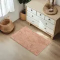 Коврик для дома Доляна «Букли длинные», 50×80 см, цвет бежевый, длина букли 2 см