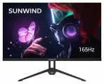 Монитор SUNWIND Монитор SunWind 27 SUN-M27BA107 черный IPS 16:9 HDMI матовая 300cd 178гр/178гр 1920x1080 165Hz G-Sync DP FHD 4.2кг