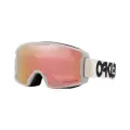 Лыжная маска Oakley Line Miner S Matte B1B, S, Matte B1B Cool Grey/Prizm Rose Gold Iridium