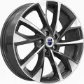 Колесный диск КиК Роквуд 7,0x17/5x112 ET40 D57,1 Алмаз черный