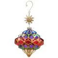 Стеклянная елочная игрушка A Bright Universe - Ромб 15 см, подвеска