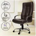 Кресло офисное Атлант-2 для руководителя, обивка: искусственная кожа, цвет: коричневый