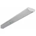 Светильник светодиодный Crystal 236 LED-10 IP20 УХЛ4 1235х145х50мм офисный накладной прозр. рассеив. под LED лампу | код 0170236103 | Ксенон (8шт. в упак.)