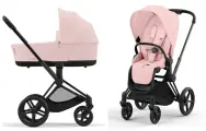 Коляска 2 в 1 Cybex Priam IV peach pink (шасси matt black)