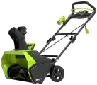 Снегоуборщик Greenworks GD40ST, бесщёточный двигатель, аккумулятор, дальность выброса до 6 м