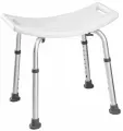 Стул для купания в ванной и душе инвалидов, пожилых, сиденье для ванны (белый)