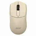 Мышь Acer OMR312, оптическая, беспроводная, USB, бежевый [zl. mcecc.037]