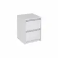 Тумба «Айден» ТБ06-400, с 2-мя ящиками, ЛДСП, белый (400х400х540)