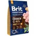 Сухой корм для взрослых собак Brit Premium, курица 15 кг (для средних и крупных пород)