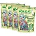 HOMECAT Алоэ Вера силикагелевый наполнитель для кошачьих туалетов с ароматом Алоэ Вера 4х7,6л