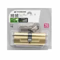 Цилиндр Standers TTAL1-4040GD, 40x40 мм, ключ/ключ, цвет латунь