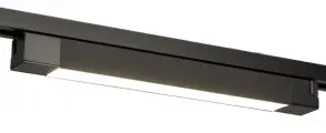 Трековый светильник ЭРА TR50 - 2040 BK светодиодный однофазный, 20Вт 4000К 1500Лм, IP20, черный 340х35х40мм, Б0054168 / осветительные приборы