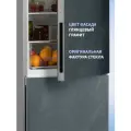 Двухкамерный холодильник NORD NRG 152 GTS с нижней морозилкой, общий объем 320 л, глянцевый графит