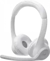 Беспроводные наушники гарнитура Logitech Zone 300 [981-001417], для компьютера, накладные, Bluetooth, белый