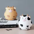 Очаровательная копилка в форме коровы для детей, мультяшный дизайн, прочная монетница, оригинальный подарок мальчикам и девочкам