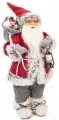 Санта Клаус WINTER GLADE 46 см M2118, красный/серый