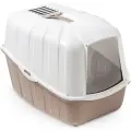 Био-туалет для кошек Mps KOMODA 54х39х40h см с совком, пудровый