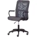 Кресло офисное Easy Chair модель 308, материал сетка - ткань, серый (24274)