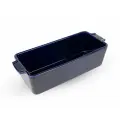 Прямоугольная форма для хлеба PEUGEOT CERAMIC, 11х31 см, Франция, синяя