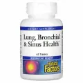 Natural Factors, Lung, Bronchial & Sinus Health, 45 Tablets
