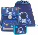 Школьный ранец Belmil CLICK SPACEMAN, BEL-CLC-405-45-06-SET, с наполнением, набор 3 предмета