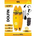 Сапборд надувной, сап борд, sup board, GQ 335 см Dolphin Дельфин 180 кг