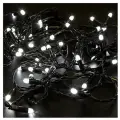Светодиодная гирлянда Neon-night Нить с эффектом мерцания 10 м, 100 светодиодов, белое свечение, черный ПВХ, IP65